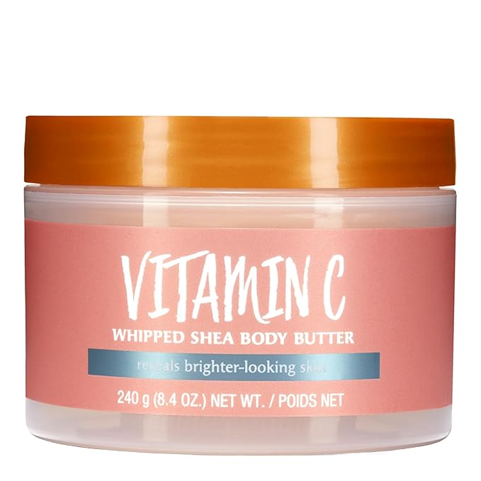 Tree Hut Vitamin C Whipped Shea Body Butter, 8.4oz, Lightweight, Long-lasting, Hydrating Moisturizer with Natural Shea Butter for Nourishing Essential Body Care-Velvo Beauty