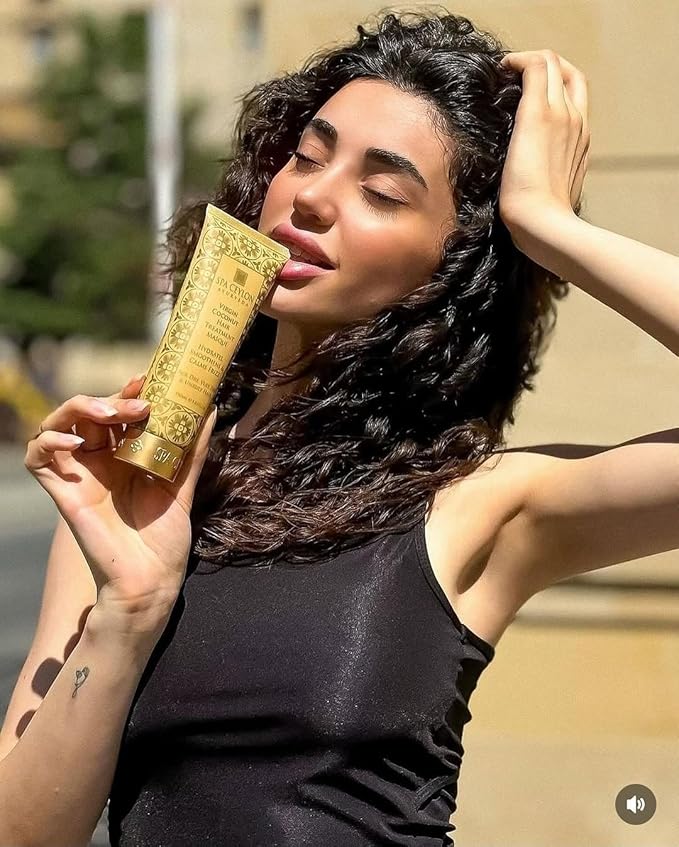 SPA CEYLON Virgin Coconut Hair Treatment Masque | Deep Conditioning | Hair Repair | 100% Vegan & Vegetarian | Best for Dry, Very Dry & Unruly Hair-Velvo Beauty