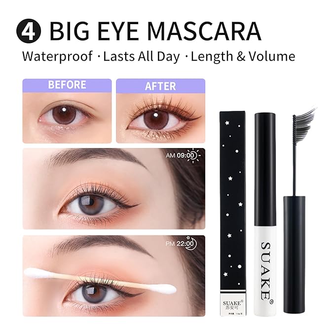 All in One Makeup Kit For Girls - 16 Colors Naked Eyeshadow Palette, 3Pcs Makeup Brushes, Waterproof Eyeliner Pencil, Eyebrow Powder,Eyebrow Pencil,Mascara, Women and Beginners Teens Makeup Gift Set-Velvo Beauty