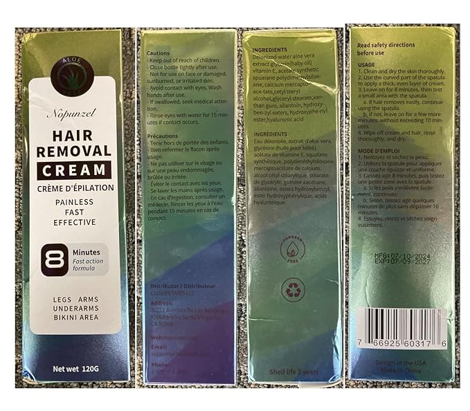 Hair Removal Cream for Women, Men - Bikini, Intimate Areas - Painless Depilatory for Body, Legs, Arms, Underarms, Private Areas - 120g-Velvo Beauty