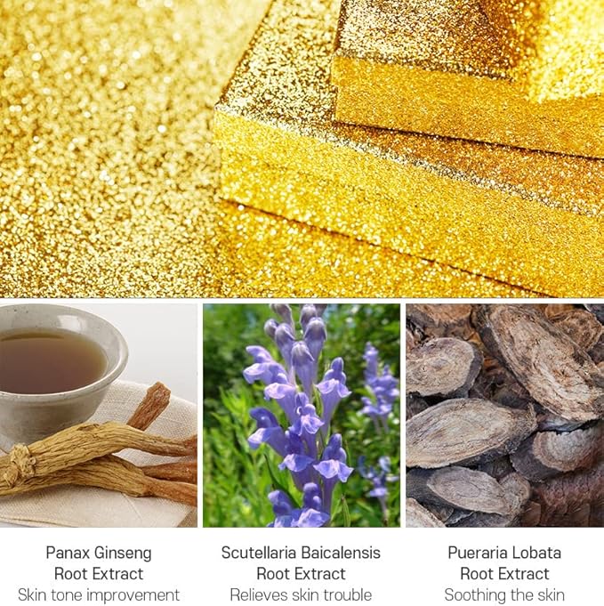 Signature 24K Gold Essential Skin Care 3 Set - Toner (150ml), Emulsion (150ml), Cream (50ml) - Korean Skincare for Healthy and Glowing Skin-Velvo Beauty