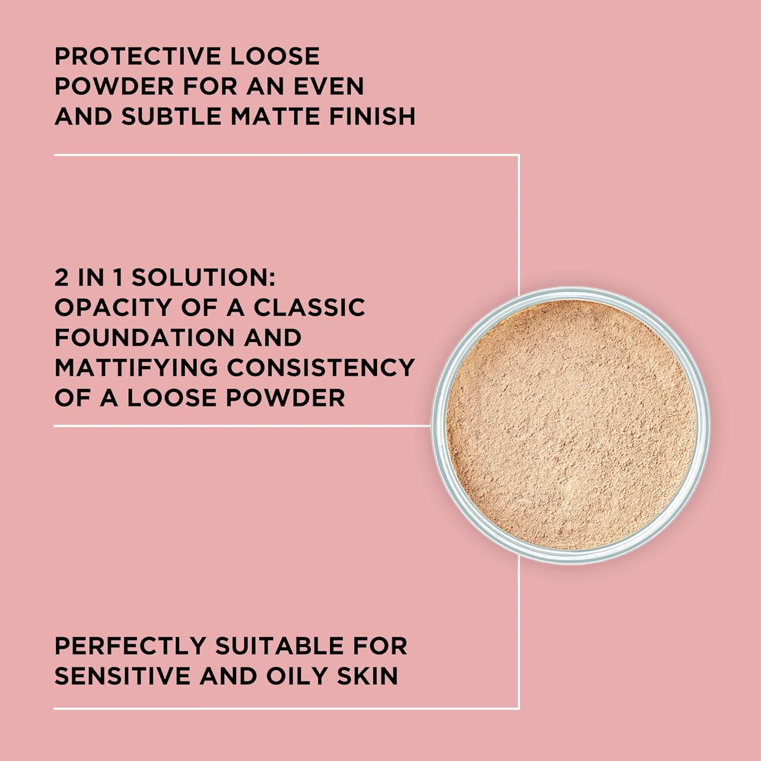 ARTDECO Mineral Powder Foundation - light beige – loose setting powder for a smooth & matte finish - medium coverage - perfect for sensitive & oily skin - makeup with zinc & magnesium - vegan-0.53 Oz-Velvo Beauty