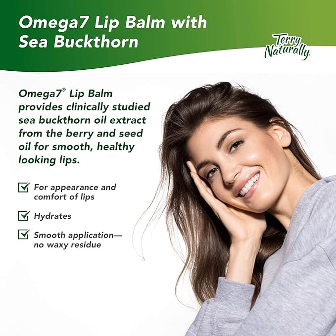 Terry Naturally Omega7 Lip Balm - 0.15 Oz, Pack of 3-Velvo Beauty