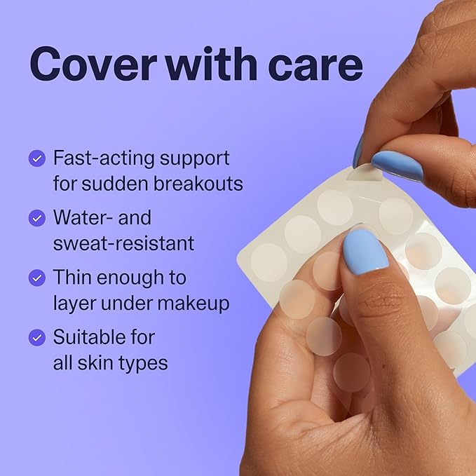 Curology Emergency Spot Pimple Patches for Face, Hydrocolloid Pimple Patches Fast-Acting, 80 Count-Velvo Beauty