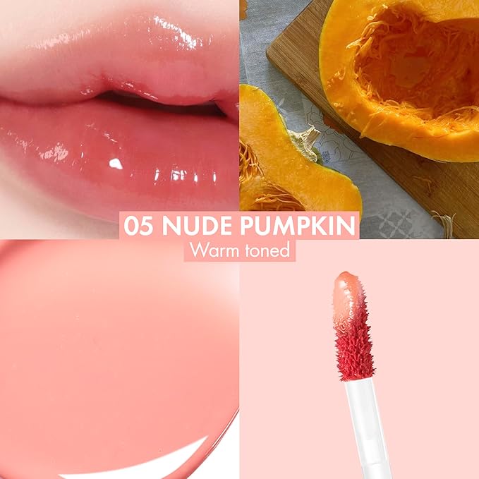 Amuse SEOUL BEBE TINT - 05 NUDE PUMPKIN | 24-hour Long-lasting Lip Stain, Plumping, Hydrating, Moisturizing, No Peel Off, Lip Care, Treatment, Non Sticky, Korean Lip Tint for Dry Lips-Velvo Beauty