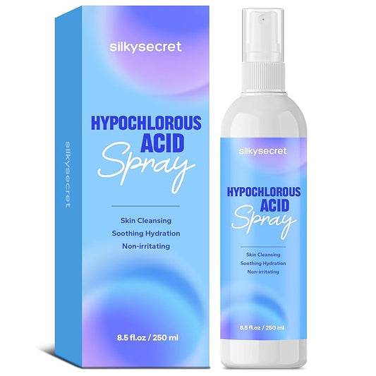 Hypochlorous Acid Spray (8.45 Fl Oz), Facial Spray for Skin Cleansing & Soothing, Hypoallergenic HOCL Sprays for Face & Eyes, All-Purpose Cleaner for Sensitive Skin Care-Velvo Beauty