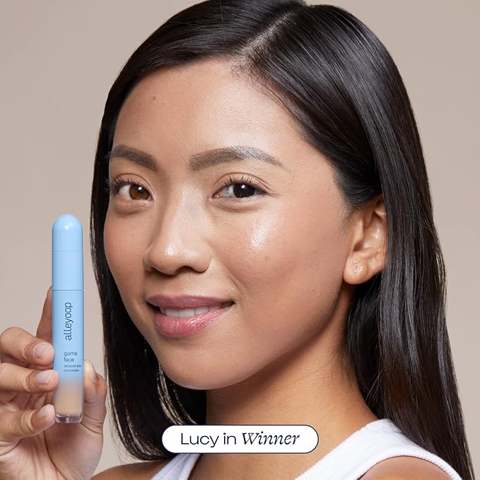Alleyoop Game Face Concealer Makeup, Lightweight to Medium Buildable Coverage Under Eye Concealer, For Blemishes, Crease-proof and Hydrating with Smooth Second Skin Finish - Winner-Velvo Beauty