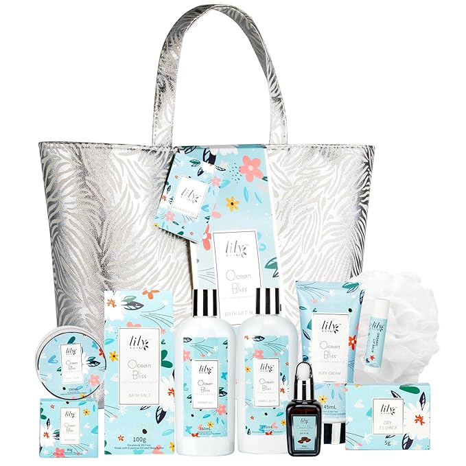 Mothers Day Gift for Mom - XXXL Bag Spa Gift Set for Women Luxury Bath and Body Gift Bag Set for Women Spa Kit Pampering Gifts for Her Christmas Birthday Gifts Spa Bath Gift Set with Shower Gel-Velvo Beauty