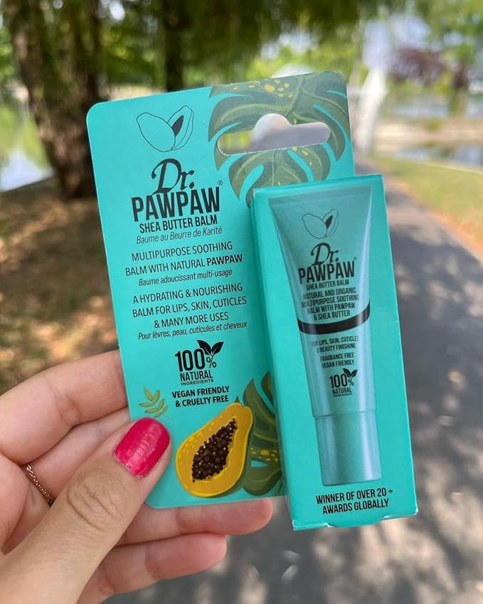 Shea Butter, Multi-Purpose Natural No Fragrance Balm for Hydrating Lips, Skin, Hair, Cuticles, Nails & Beauty Finishing (10 ml)-Velvo Beauty