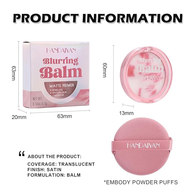 Beauty Poreless Setting Powder, Two Color Cream Translucent Lightweight Oil Control No Sebum Loose Face Powder,Waterproof&Long-Lasting Natural Matte Primer,Makes Skin Downy-Velvo Beauty