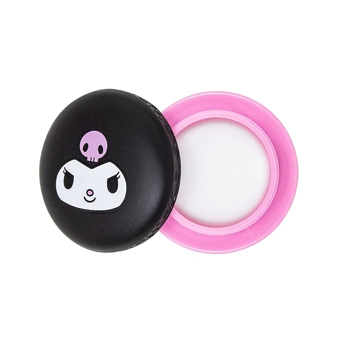 The Crème Shop x Kuromi Macaron Lip Balm - Raspberry Cream Puff-Velvo Beauty
