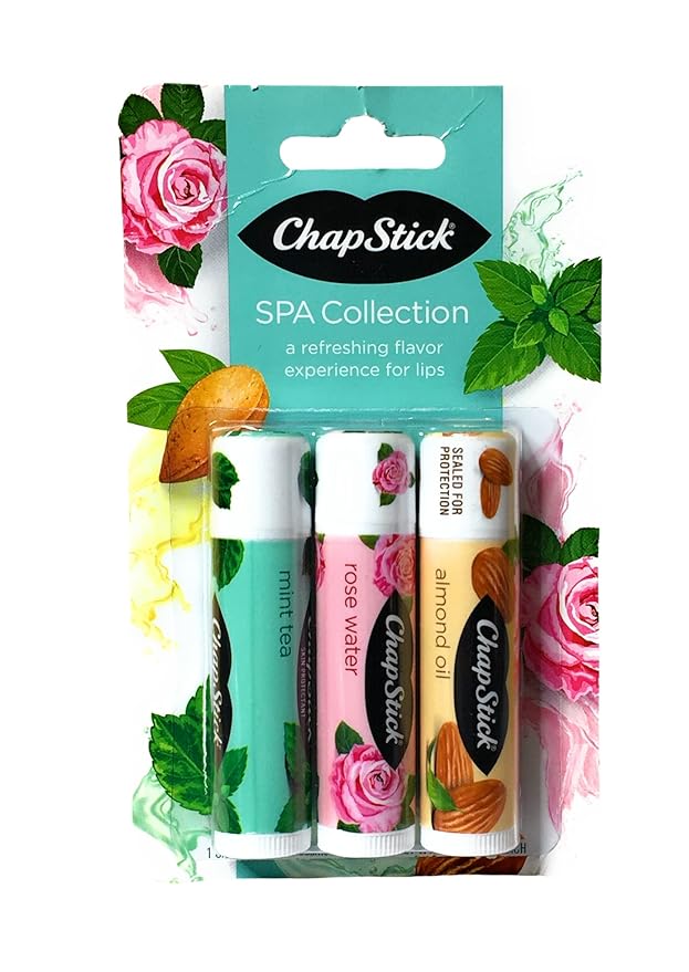 ChapStick Bulk Lip Balm SPA Collection, Lip Care Tubes, 0.45 oz, 72 ct case-Velvo Beauty