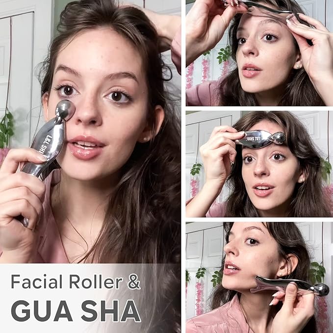 Gua sha Tool, Gua Sha Facial Tools by L&L SKIN, Face Roller Guasha for Skincare-Velvo Beauty