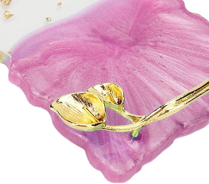 Resin Nail Palette Nail Palette Nail Art Makeup Display Board Manicure Stand Manicure Palette Nail Art Color Manicure Nails DIY Tool (Pink)-Velvo Beauty