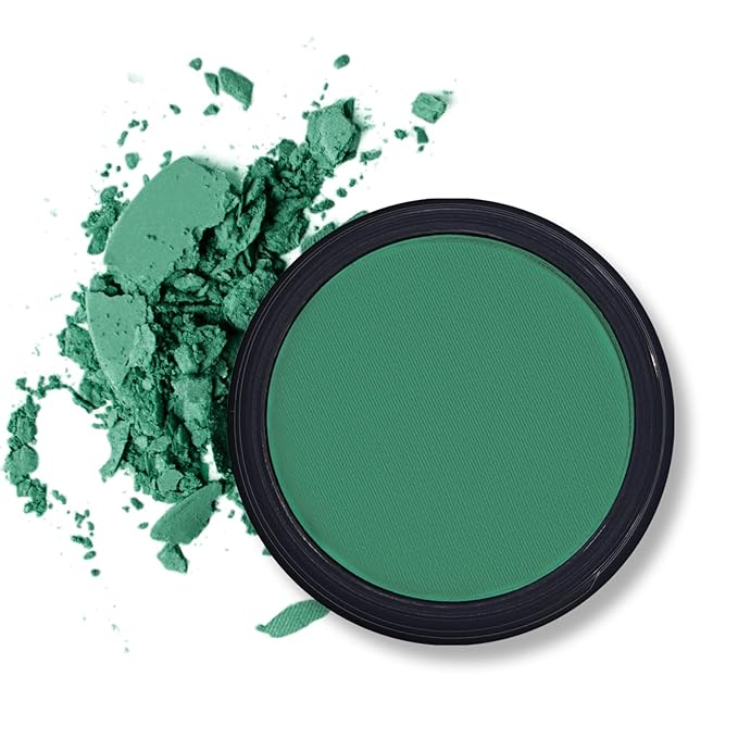 Erinde Single Green Matte Eyeshadow Palette, High Pigmented Eye Shadow Powder, Long Lasting, Ultra-Blendable, Intense Color-Velvo Beauty