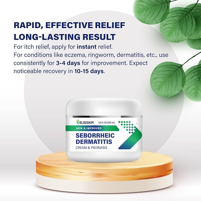 Seborrheic Dermatitis Face Cream – Face, Scalp & Body Moisturizing Treatment for Flaky, Itchy Skin – Daily Lotion for Psoriasis and Dermatitis Relief - Men and Women - 3.4 Fl Oz-Velvo Beauty