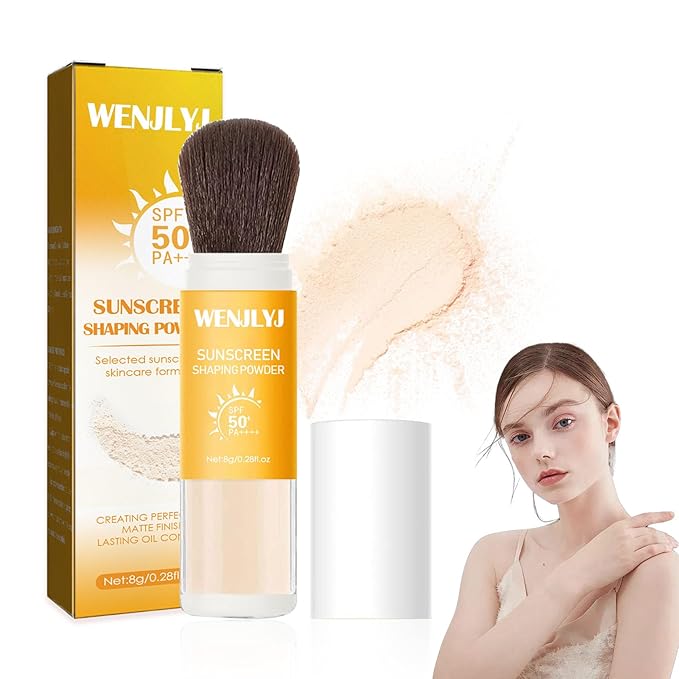 Mineral Sunscreen Setting Powder Makeup,Translucent Powder SPF 50 PA++++,Oil Control Long Lasting Face Setting Powder Sunscreen,Matte Finish,Lightweight,Breathable,All Skin-Velvo Beauty