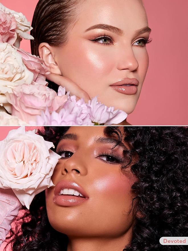 SHEGLAM Color Bloom Dayglow Liquid Blush Makeup for Cheeks Shimmer Finish - Devoted-Velvo Beauty