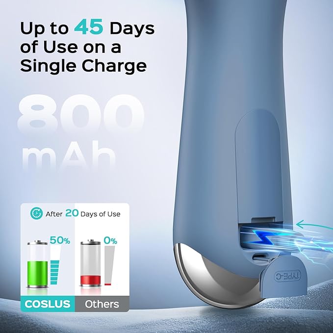 COSLUS Face Scrubber Facial Cleansing Brush: 2 in 1 Spin and Vibration Patented Tech, Silicone Electric Exfoliator Scrubber with Automatic Foaming, Waterproof Face Cleanser Brush for Men and Women-Velvo Beauty