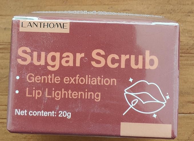Sugar Lip Scrub - Gentle Lip Care Lip Exfoliator & Moisturizer - Exfoliating Lip Scrubber for Dry Lips-Velvo Beauty