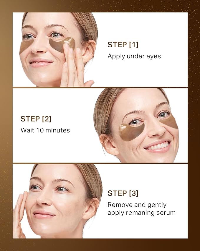 depology Black Caviar Under Eye Patches (30 Pairs), Anti-aging Hydrating Eye Mask for Wrinkles, Fine lines, Skincare with Hyaluronic Acid & Cica, Beauty & Personal Care-Velvo Beauty