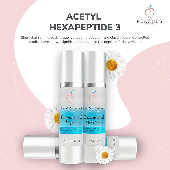 Face Tightening and Lifting Serum – Anti-Aging Formula with Peptides and Vitamins A, B, C & E – Vegan Skincare for Firm, Radiant Skin – Luminescent Lifting Serum (1 fl. oz)-Velvo Beauty