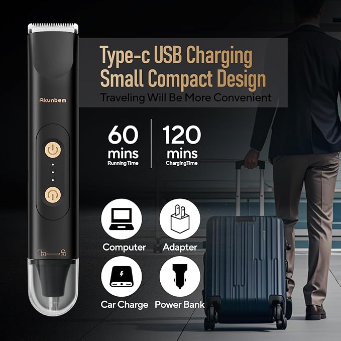 All in 1 Groin & Body Hair Trimmer for Men Bikini Trimmer Women Electric Ball Pubic Shaver IPX7 Waterproof Wet & Dry Use Versatile Shaver for Temple Groin Nose Ear Hairs Beard, Black-Velvo Beauty