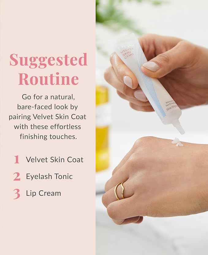 DHC Velvet Skin Coat, Mattifying Makeup Primer, Powder-Gel Formula, Minimizes look of pores, fine lines, and Imperfections, All skin types, Fragrance and Colorant Free, 0.52 oz. Net wt-Velvo Beauty