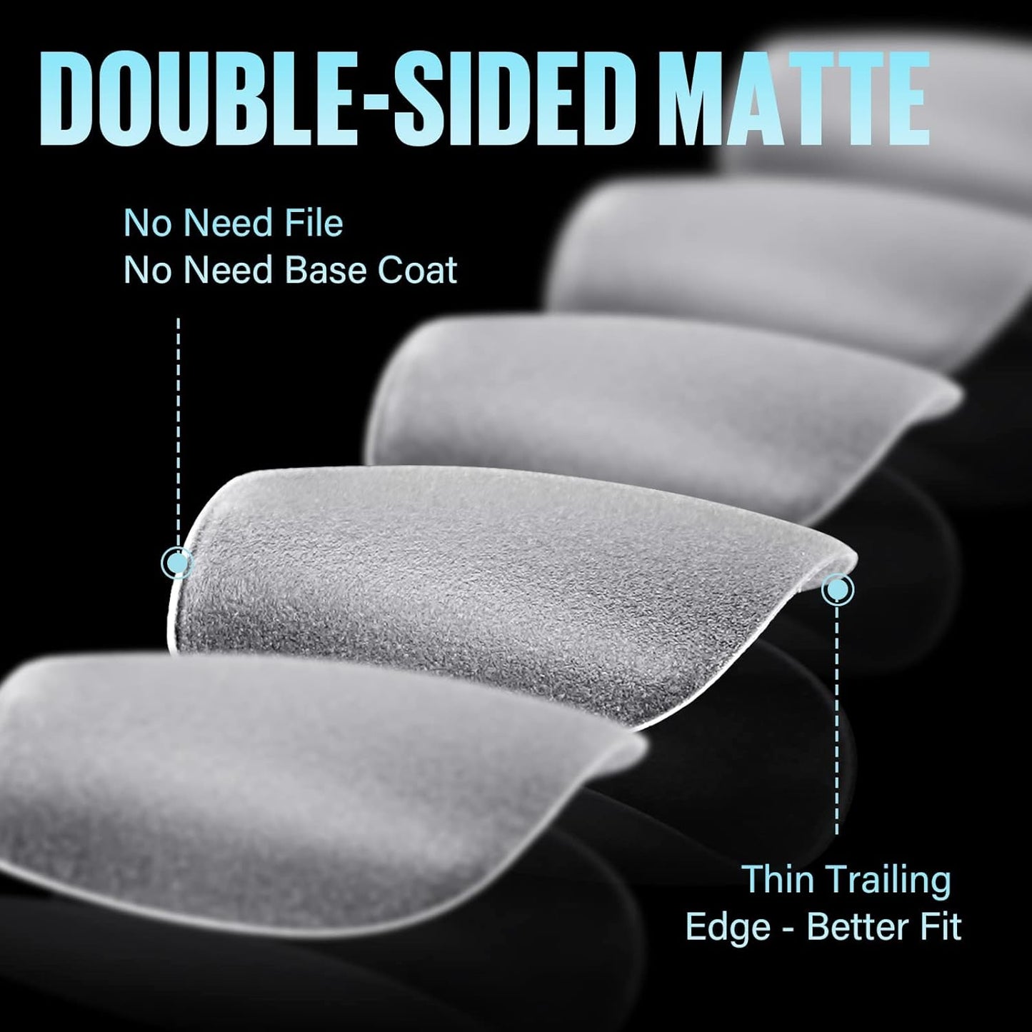 TOMICCA Extra Short Coffin Nail Tips, 240Pcs Full Cover Acrylic Fake nails for Extension Manicure, 15 Sizes Easy Use Soft Pre Shaped Gel Nail Tips for Home DIY and gifts women-Velvo Beauty