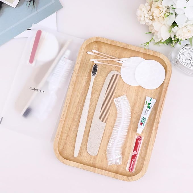 Hygiene Kit, Hygiene Kit Bulk, Travel Hygiene Kit With Toothbrush, Toothpaste, Care Package, Comb, Shower Cap, Individually Packed, Suitable For Hotel, Home, Camping, Travel (100-PACK)-Velvo Beauty