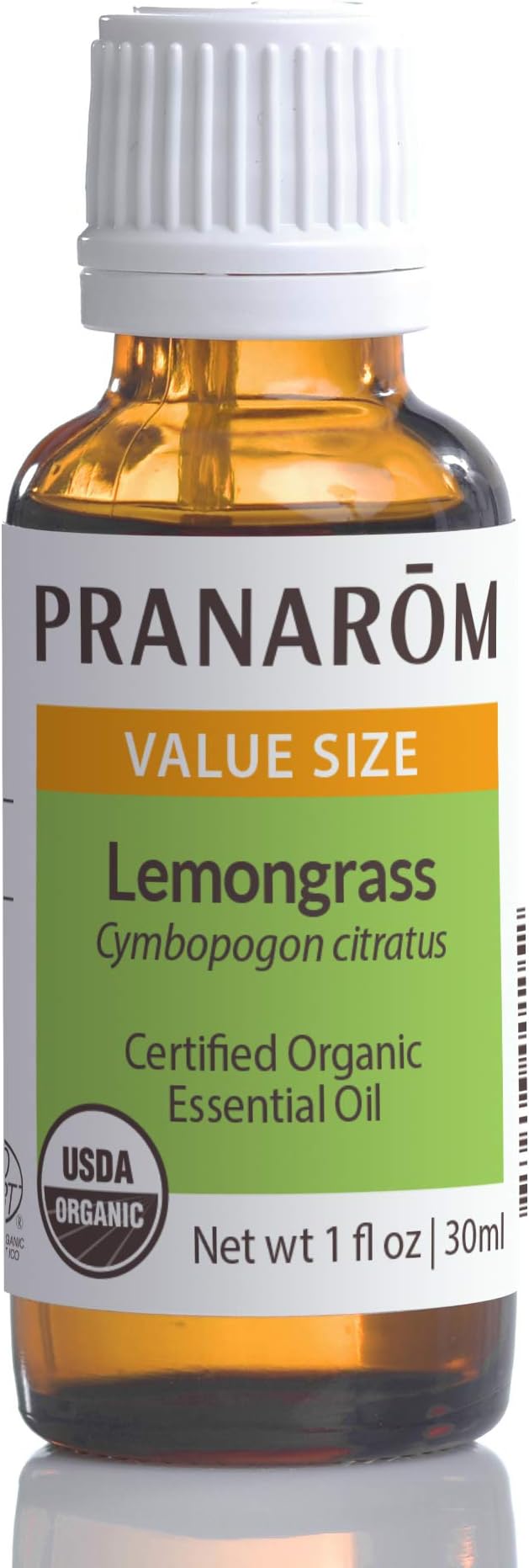 Pranarom USDA Certified Organic Lemongrass Essential Oil (30ml), 100% Pure Undiluted Therapeutic Grade from India for Aromatherapy, Diffuser, Meditation, Massage, Relaxation, Citrus - Lemon-Velvo Beauty
