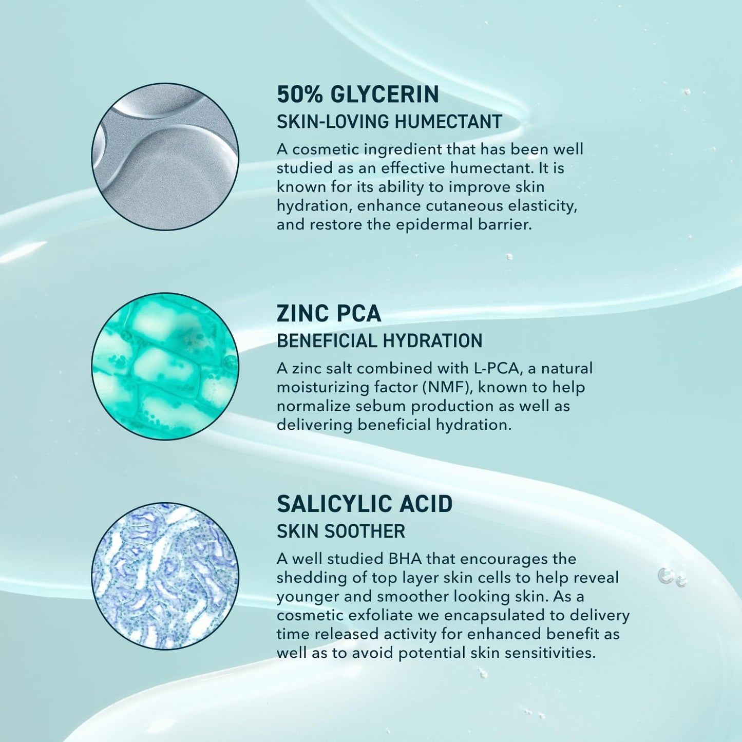 Skin Gleanser SA, Moisturizing Glycerin Face Wash,1% Salicylic Acid Face Cleanser, Unscented and Combination Skin Face Soap, 13.5 ounce (each) Pump Bottles - 6.75 fluid ounce (Pack of 2)-Velvo Beauty