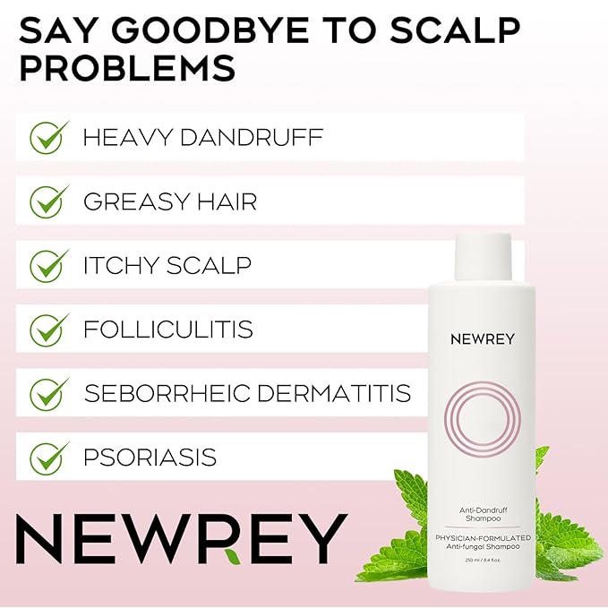 24HR Fast Itch Relief Anti-Fungal Shampoo for Psoriasis, Seborrheic Dermatitis & Folliculitis, Relieves Itchy, Dry Scalp, Sulfate & Paraben Free Anti-Dandruff Shampoo for Men and Women, 8.4 fl oz-Velvo Beauty