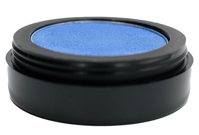 Tropical Classic Blue Shimmering Pressed Powder Single Vegan Eyeshadow; Talc, Paraben & Cruelty Free-Velvo Beauty