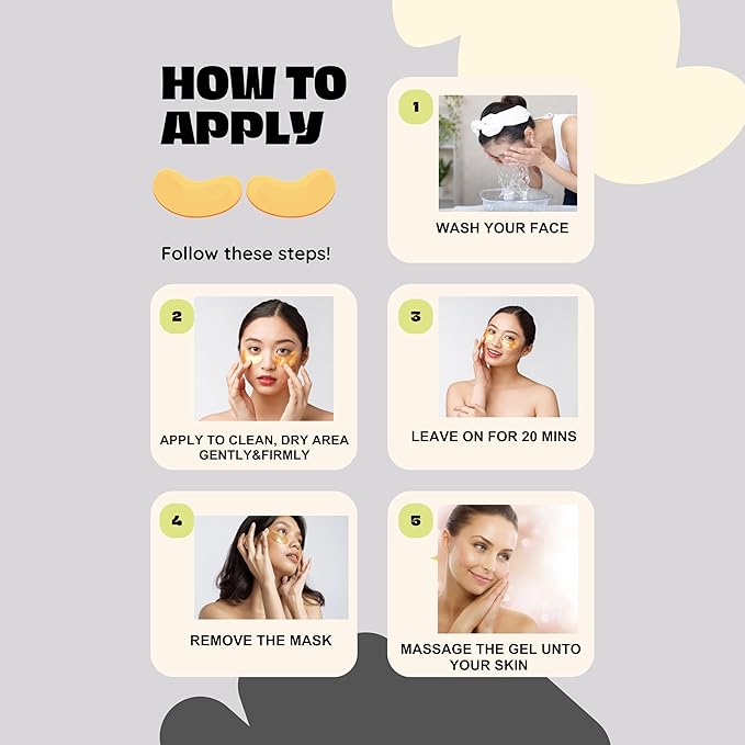 Under Eye Patches (60PCS) Under Eye Mask Collagen, Antioxidants & Hyaluronic Acid Collagen, Under Eye Wrinkle Eye Gels Pads, Anti-Aging Eye Mask Reduce Dark Circles, Puffiness Undereye Bags, Wrinkles-Velvo Beauty