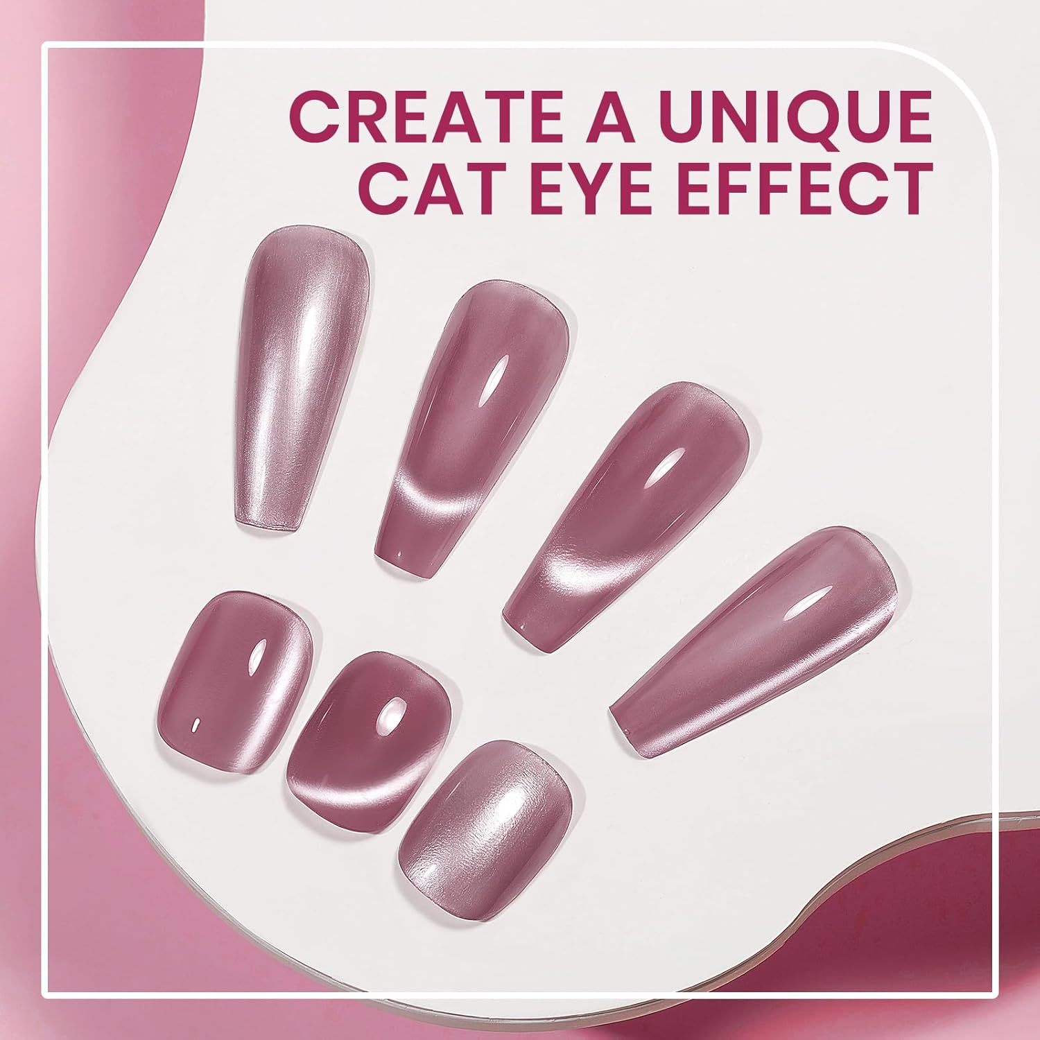 Quick Dry Cat Eye Nail Polish Non Gel Fast Air Dry Glitter Magntic Nail Polish Cats Eye Toe Fingernail Air Drying Fast Lacquer Manicure Gift For Women Girls 16ml, 0.54fl oz-Velvo Beauty