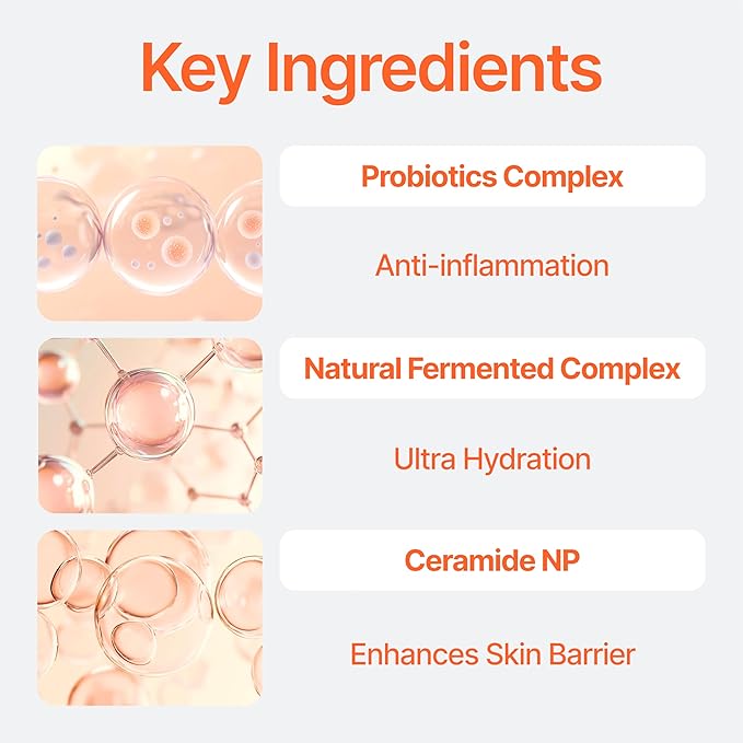 Bifida Barrier Cream, Moisturizing CUSKIN Korean Moisturizer Skincare with Ceramide NP, Squalane, and Hyaluronic Acid for Hydration and Skin Elasticity, 50ml (1.69 Fl. Oz.)-Velvo Beauty