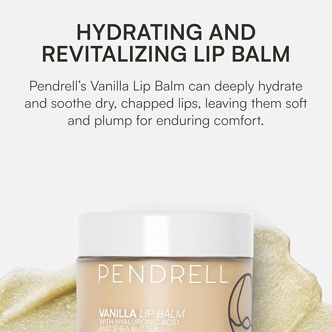 Vanilla Lip Balm - Soothing and Hydrating Lip Balm for Men and Women - Infused with Hyaluronic Acid, Shea Butter and Vitamin E - 30g-Velvo Beauty