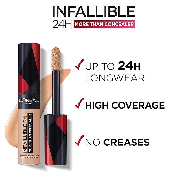 L'Oreal Paris Infallible More Than Concealer 11ml - 332 Amber-Velvo Beauty