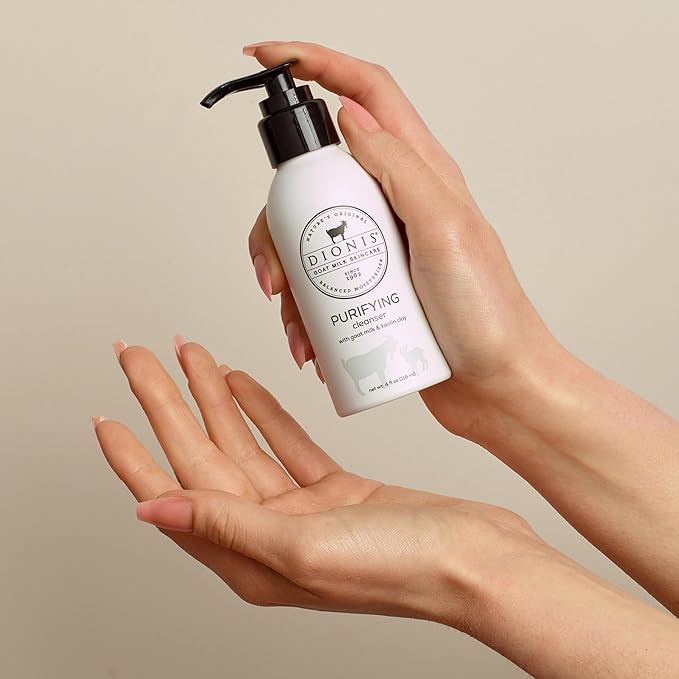 Dionis Goat Milk Skincare 4 fl oz Purifying Cleanser - Cruelty Free, Paraben Free, For All Skin Types-Velvo Beauty