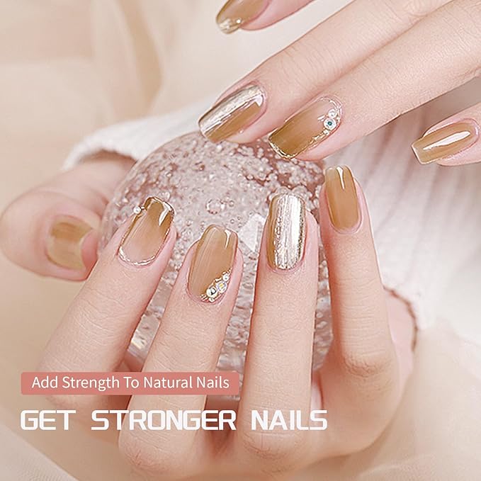 JODSONE Builder Color Gel Top Coat Base Coat Extension Gel 24 PCS Kit Long Lasting High Gloss Gift For Women-Velvo Beauty