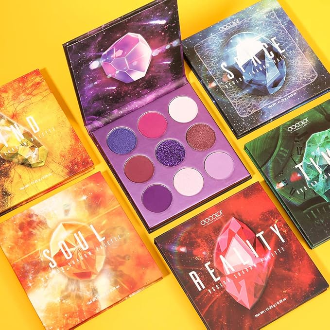 docolor Eyeshadow Palette 54Colors Gemstone Eye Shadow Palette Highly Pigmented Mattes Glitter Shimmers Smokey Cream Powder Blendable Long Lasting Waterproof Colorful Professional Makeup Palette-Velvo Beauty