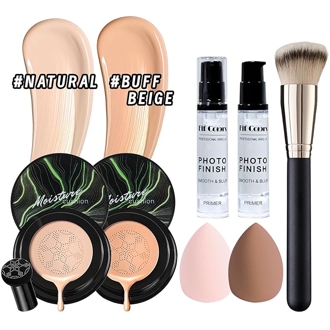 Makeup Set Present Multipurpose Makeup Kit for Women Girls Teens,- CC Cream Foundation Eyeshadow Primer Counter Stick Concealer Lip Gloss Eyeliner Pencil Mascara Makeup Brush & Sponges-Velvo Beauty