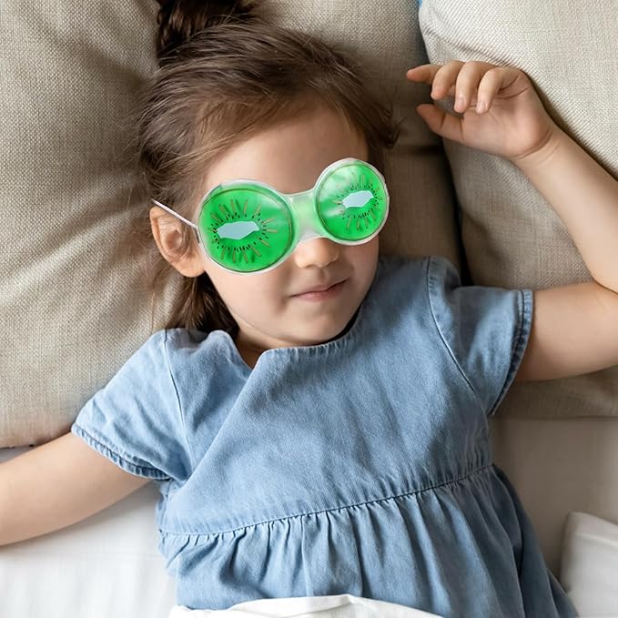 Beavorty 3pcs Sleep mask Eye mask Sleeping mask face mask Cucumbers Gel ice Cooling mask Cooling Eye Pads Eye Cooling mask Kids Cooling Masks Eye Patch Child Cold PVC-Velvo Beauty