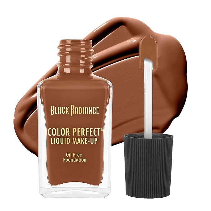 Black Radiance Color Perfect Liquid Make-Up, Cinnamon, 1 Fluid Ounce-Velvo Beauty