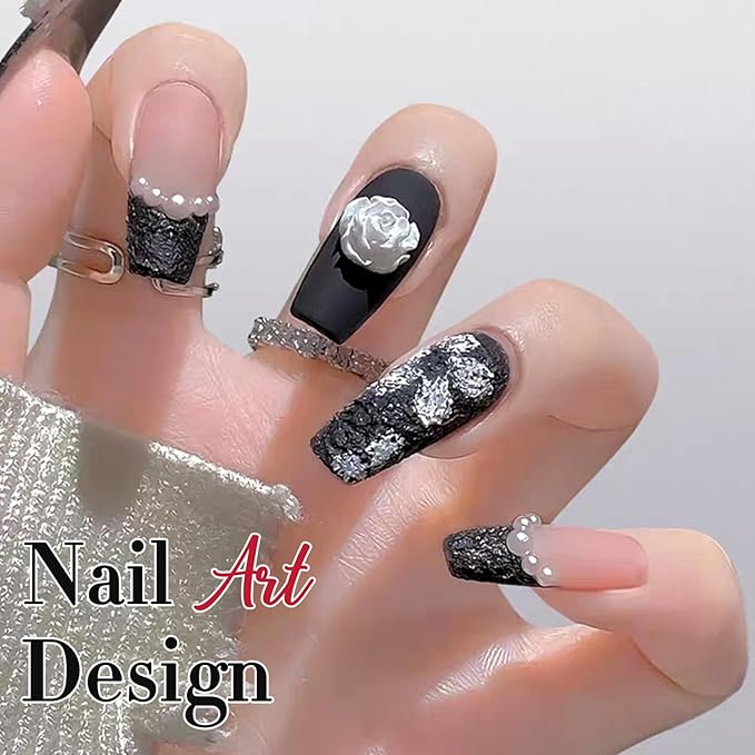 Double Rhythm 3D Nail Gel Solid Sculpting Gel for Nail Art Non-Sticky Hard Gel for Building Carving Molding Nail Extension Soak Off UV/LED Salon Home DIY 0.5 Oz (Gypsum Black)-Velvo Beauty