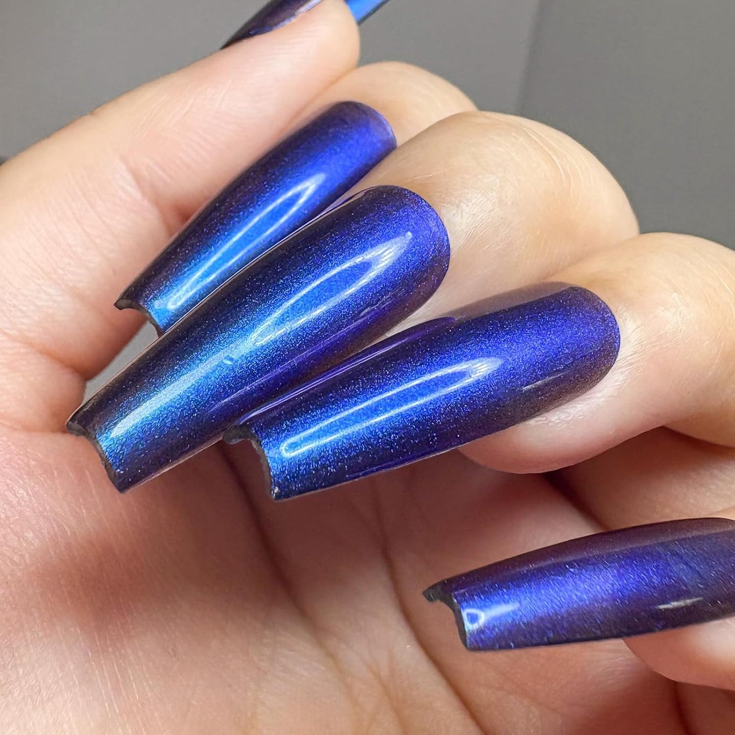 Major Dijit Quick Dry Nail Polish Pearl Blue Summer Nail Lacquer for Nail Art Cruelty-Free Regular Nail Polish 0.41 fl oz.-Velvo Beauty