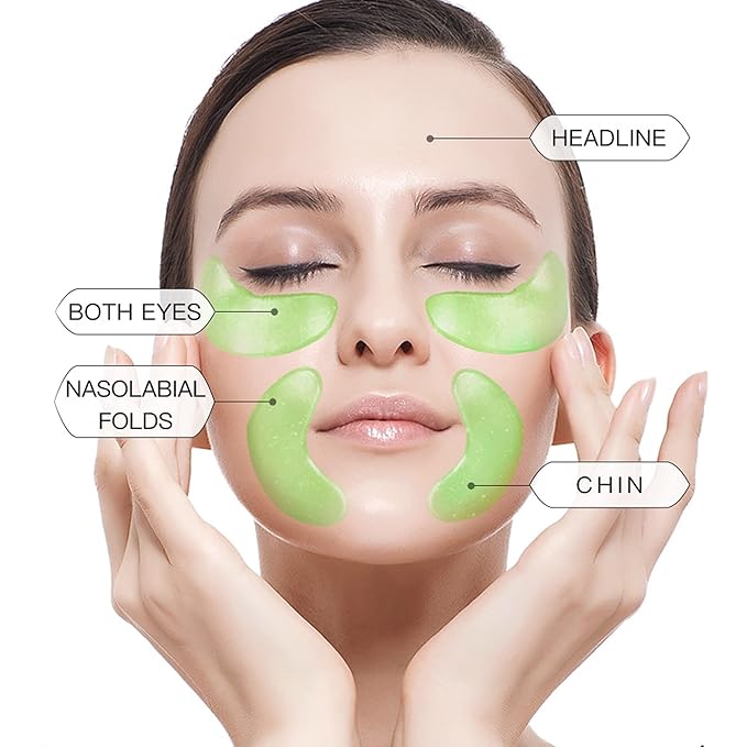 23 Pairs Collagen Under Eye Patches，Gold Under Eye Mask For Removing Dark Circles, Puffiness & Wrinkles，Eye Mask Skincare For Puffy Eyes With Hyaluronic Acid，Eye Bags Treatment For Women-Velvo Beauty