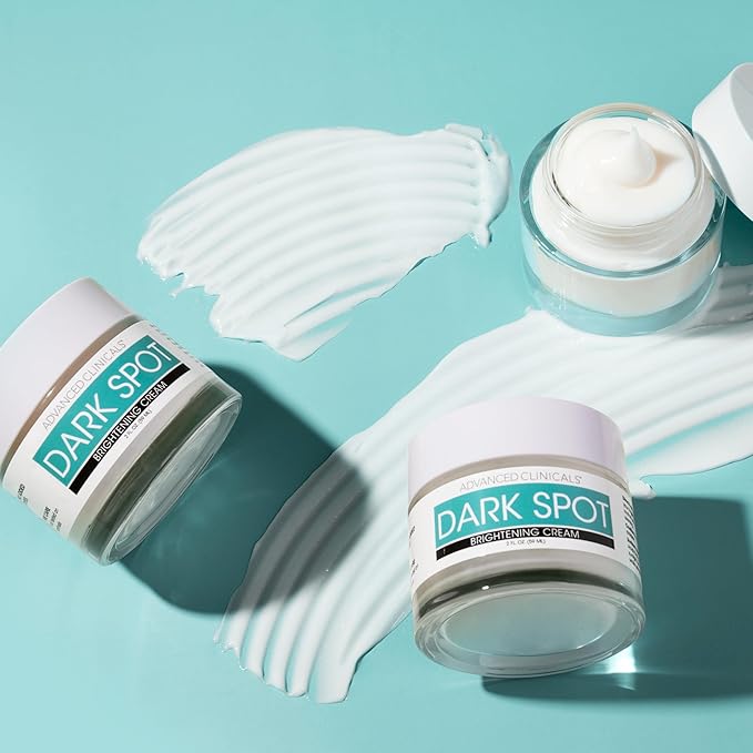 Advanced Clinicals Dark Spot Face Moisturizer | Lactic Acid Lotion For Face With Caffeine, Cocoa Butter, & Vitamin A | Brightening Cream Visibly Reduces Look Of Dark Spots & Uneven Skin Tone, 2 Fl Oz-Velvo Beauty