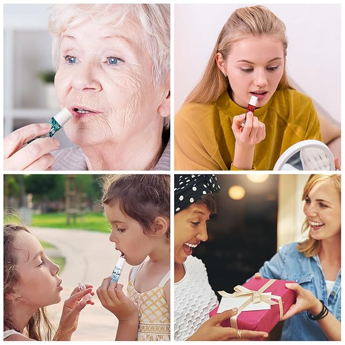 50 Pcs Lip Balm Bulk Christian Gift for Women Faith Religious Bible Verse Lip Balm Inspirational Gift Scripture Moisturizing Lip Care Product for Coworker Friend Sister Teacher (Marble Print)-Velvo Beauty